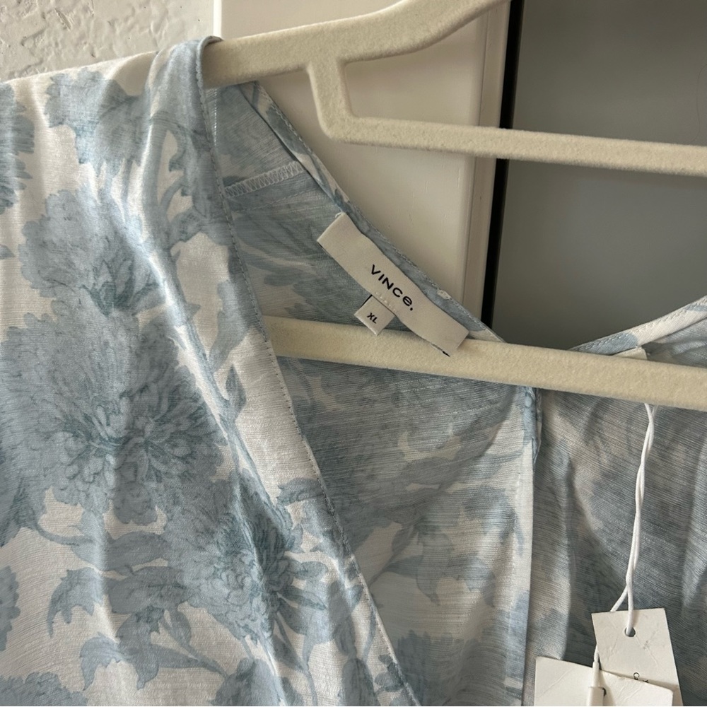 NWT Vince Dahlia Floral Midi Cutout Dress - Picture 5 of 5